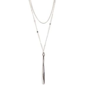 NWT Jenny Bird Silver “Leanna” Necklace